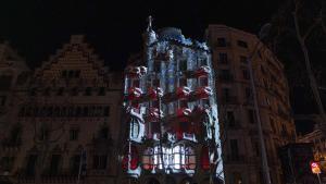 La Casa Batlló estrena el Año Gaudí con un espectáculo de mapping