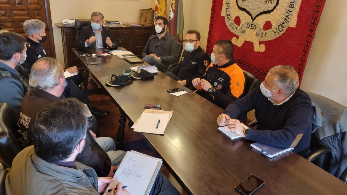 Reunión de coordinación de seguridad para Las Edades del Hombre.