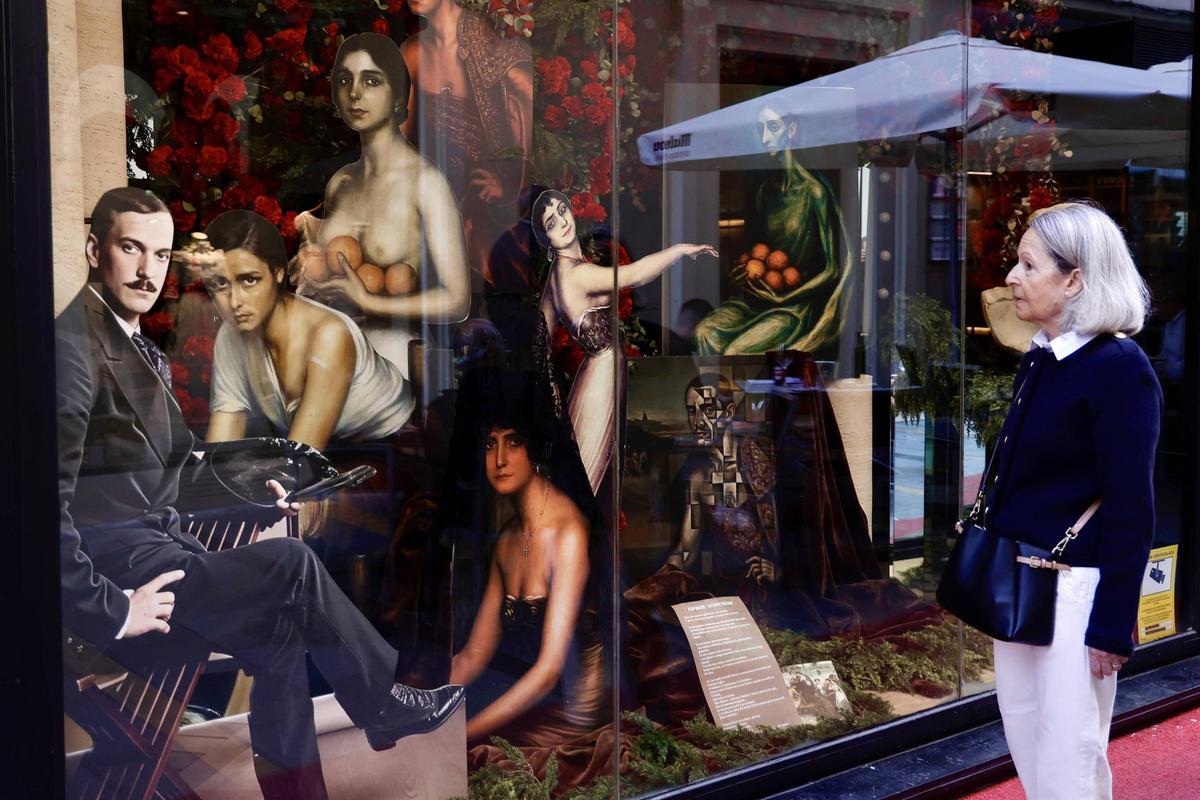 Concurso de escaparates sobre Julio Romero de Torres.