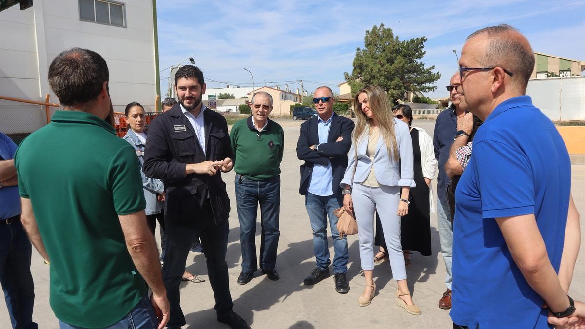 Alejandro Nolasco, en un acto de campaña celebrado en Calanda este sábado.