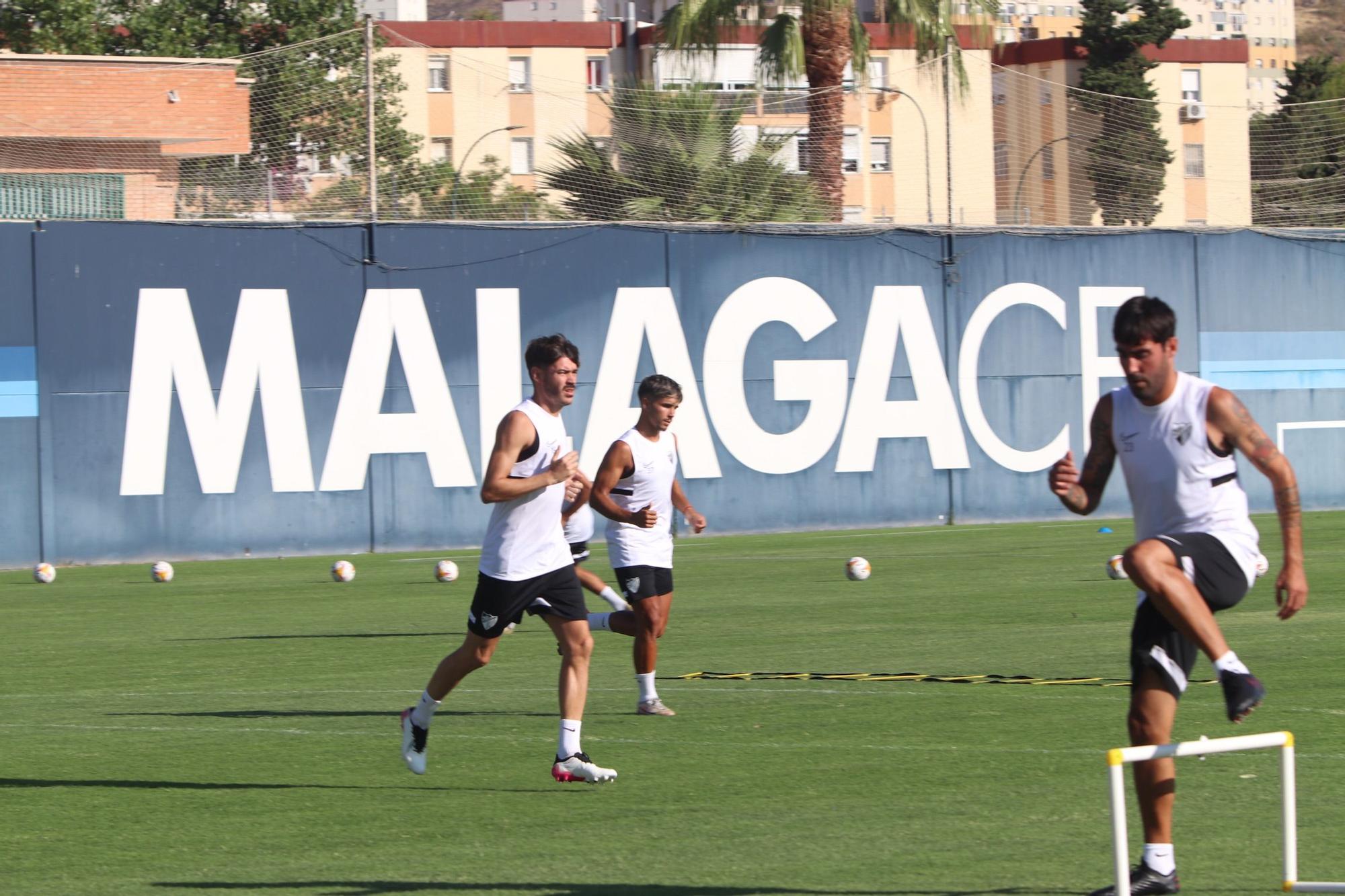 Primer entrenamiento del Málaga CF