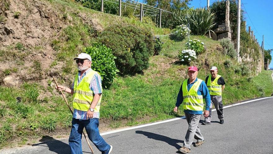 Brigadas de jubilados recorren 6 kilómetros todos los días p