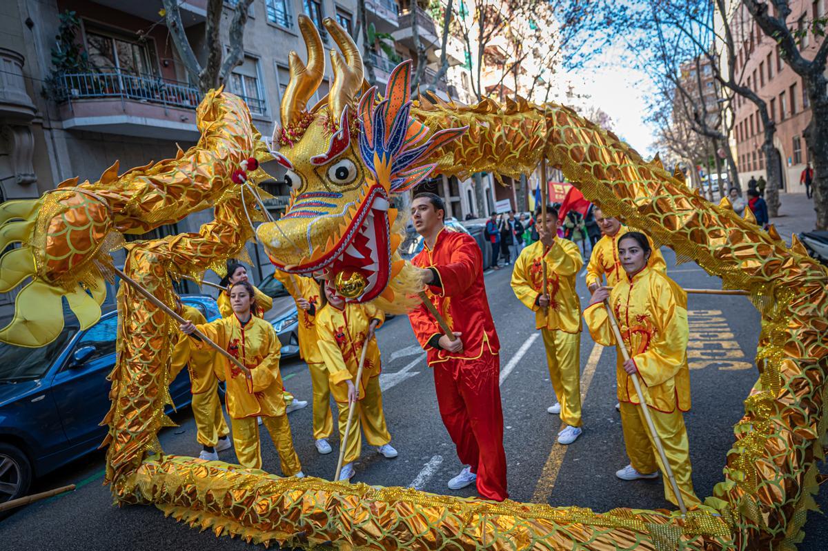 Barcelona celebra el Año Nuevo Chino