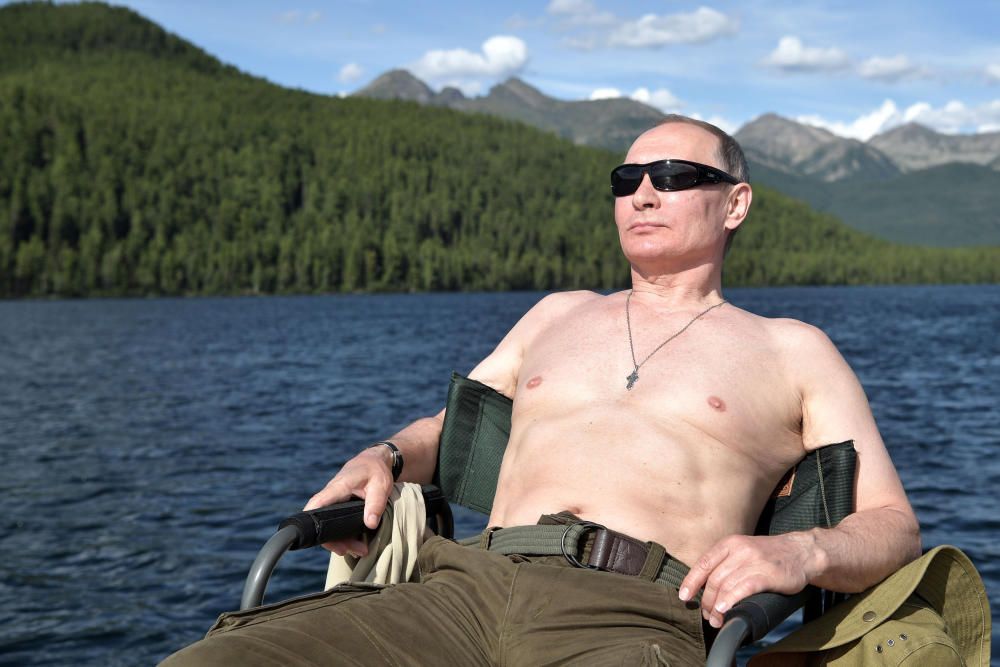 Las vacaciones de Vladímir Putin en Siberia