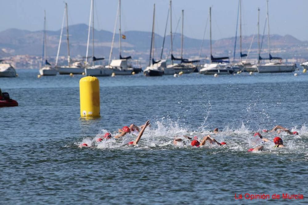 Final de triatlón de Deporte en Edad Escolar