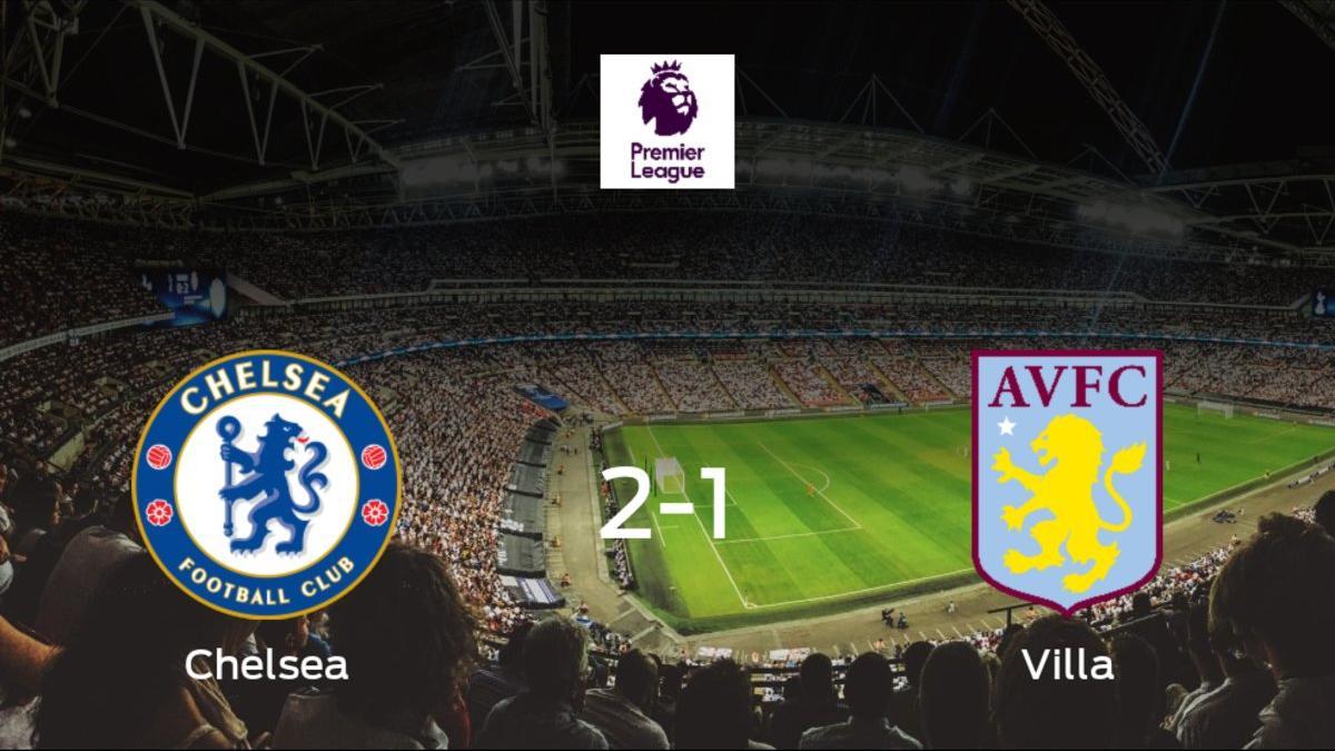 El Chelsea suma tres puntos tras derrotar 2-1 al Aston Villa