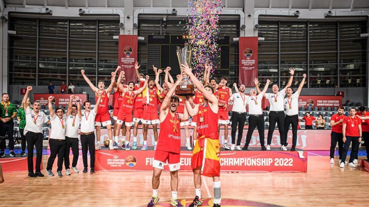 Baloncesto: España campeona de Europa sub-20 con dos jugadores del Valencia  Basket