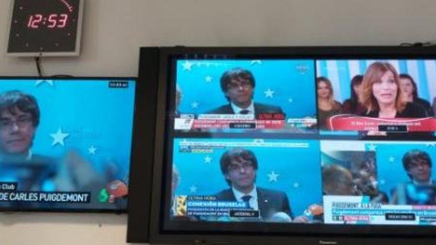 TVE no emet la compareixença de Puigdemont