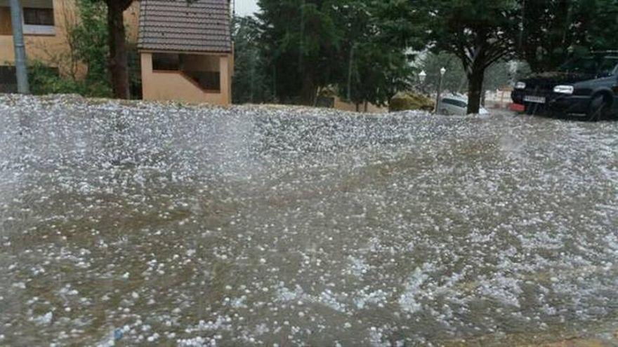 Granizo en Aragón