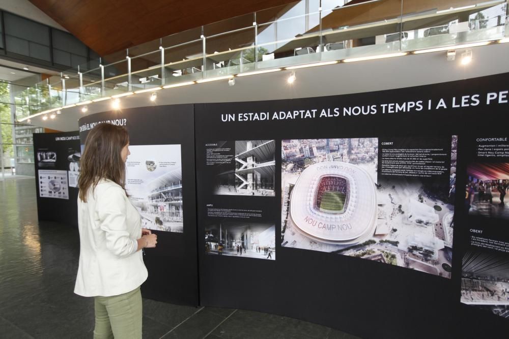 La mostra itinerant de l'Espai Barça passa per Girona