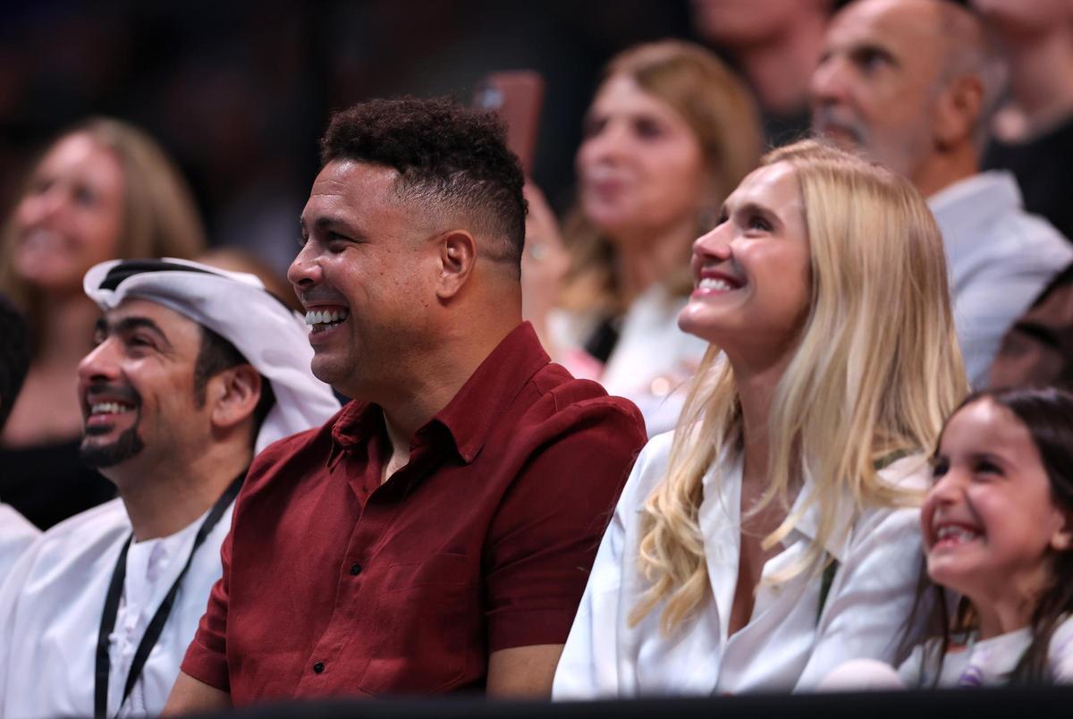 Ronaldo Nazário no se quiso perder el espectáculo