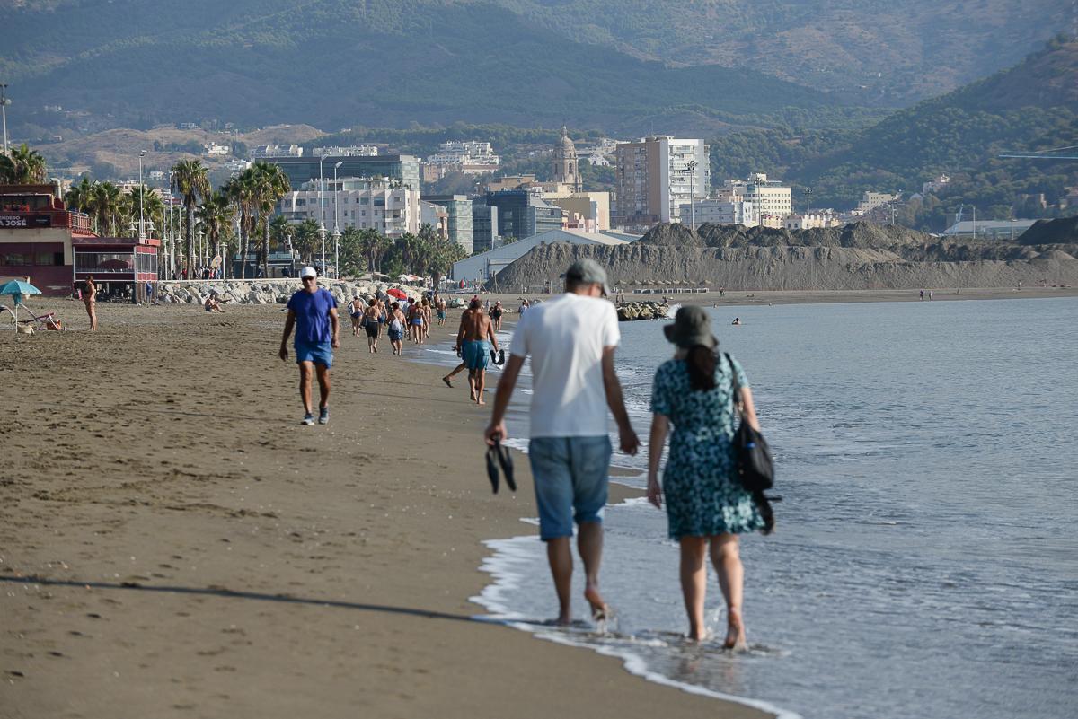 Primer fin de semana de la nueva normalidad en Málaga