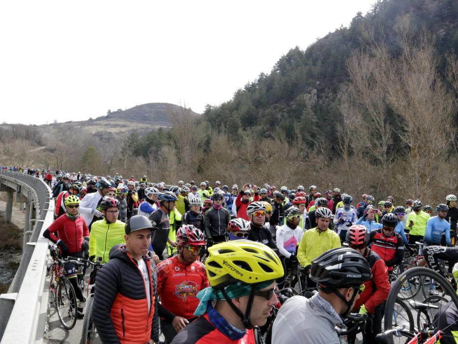 Marxa en record del ciclista atropellat a la Cerdanya