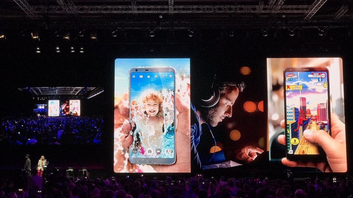 Presentación del LGG6 en el Mobile World Congress, este domingo