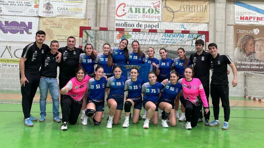 El Bueu Atlético infantil femenino jugará por vez primera el Sector Nacional