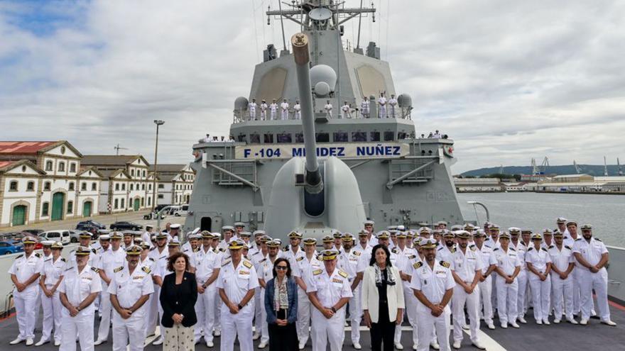 La fragata ‘Méndez Núñez’ zarpa al Mediterráneo | MONCHO FUENTES