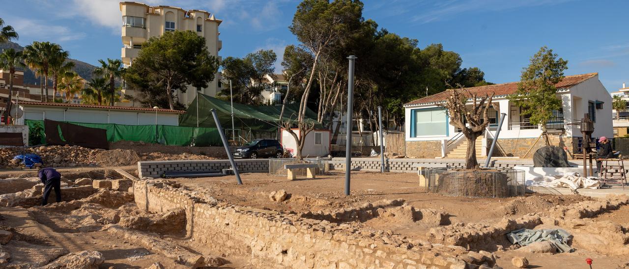 Las excavaciones hechas en la Villa Romana de l'Albir.