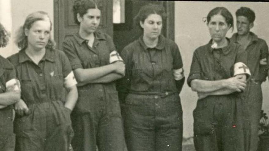 La foto de les cinc infermeres protagonistes del documental