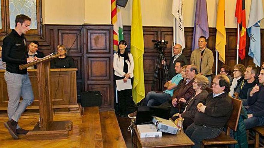 Pere Marsinyach va agrair en el seu parlament la distinció que li va concedir l&#039;Ajuntament de Cardona