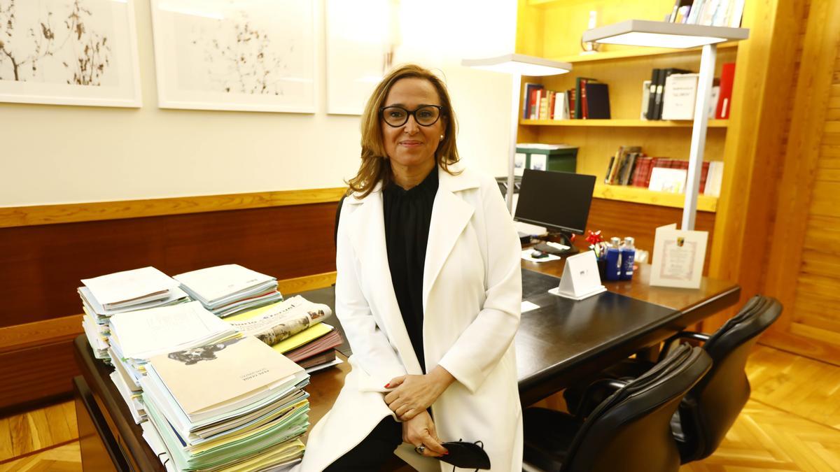La consejera de Presidencia del Gobierno de Aragón, Mayte Pérez, revalidará su liderazgo del PSOE de Teruel.
