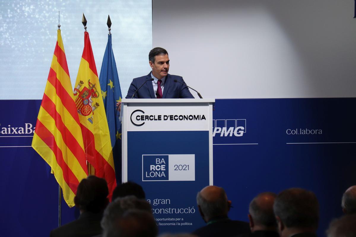 Pedro Sanchez en el Cercle