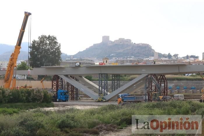 El nuevo puente en Lorca, a punto de terminar