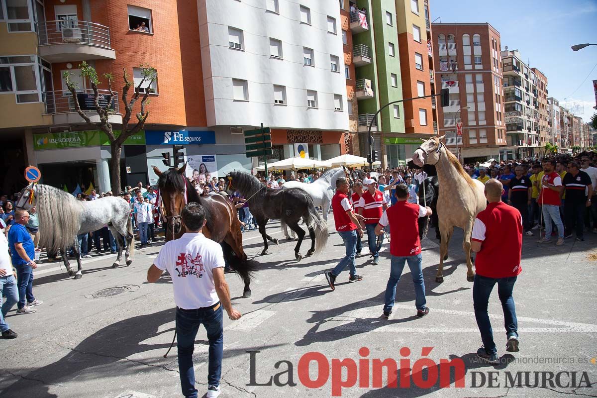 Pasacalles caballos del vino al hoyo