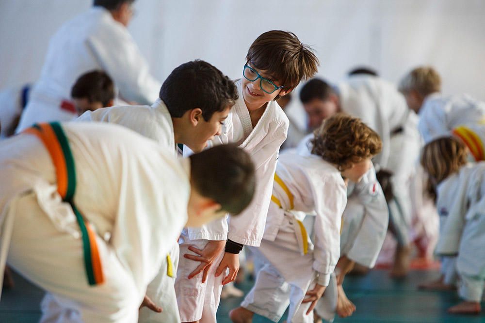 Kárate y judo en el pabellón de sa Pedrera