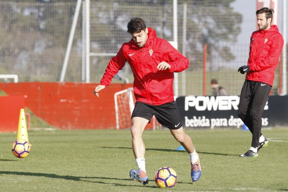 Entrenamiento del Sporting