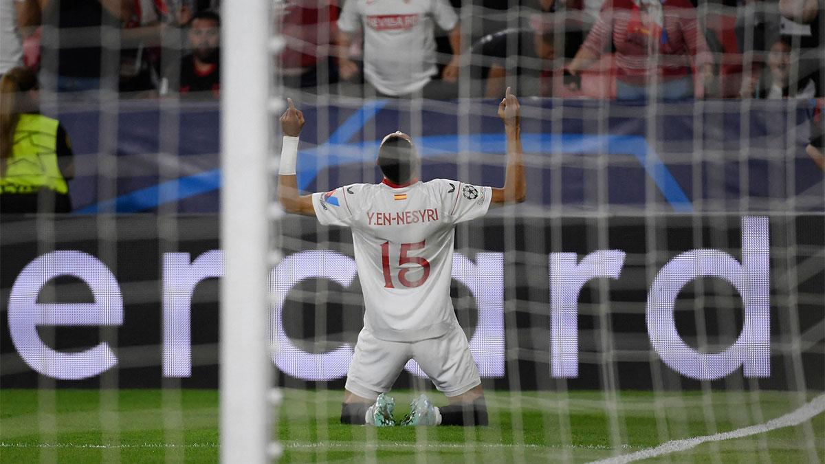 Sevilla - Copnehague | El gol de En-Nesyri