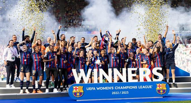 Así fue la fiesta de la Champions del Barça