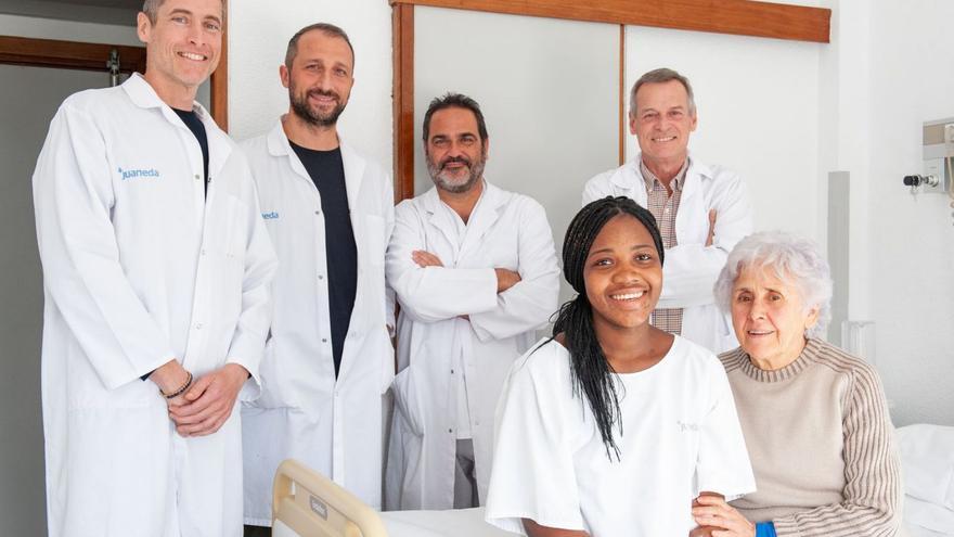 Pablo Partida, Pier Luigi Di Felice, Jaume Julià, Magdalena Ribas y la propia Oudette.