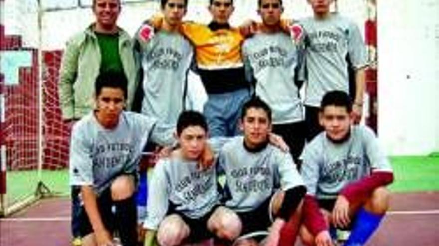 El equipo cadete de fútbol sala de la GMD de Olivenza