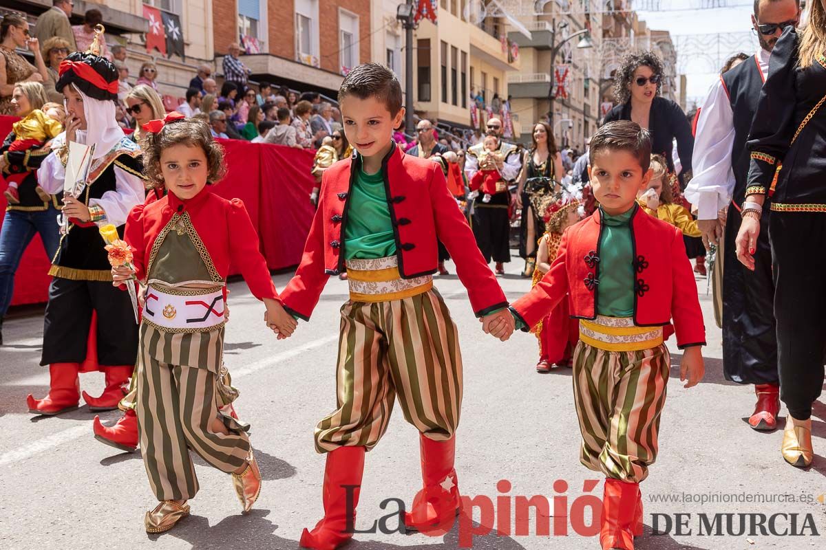 Desfile infantil del Bando Moro en las Fiestas de Caravaca