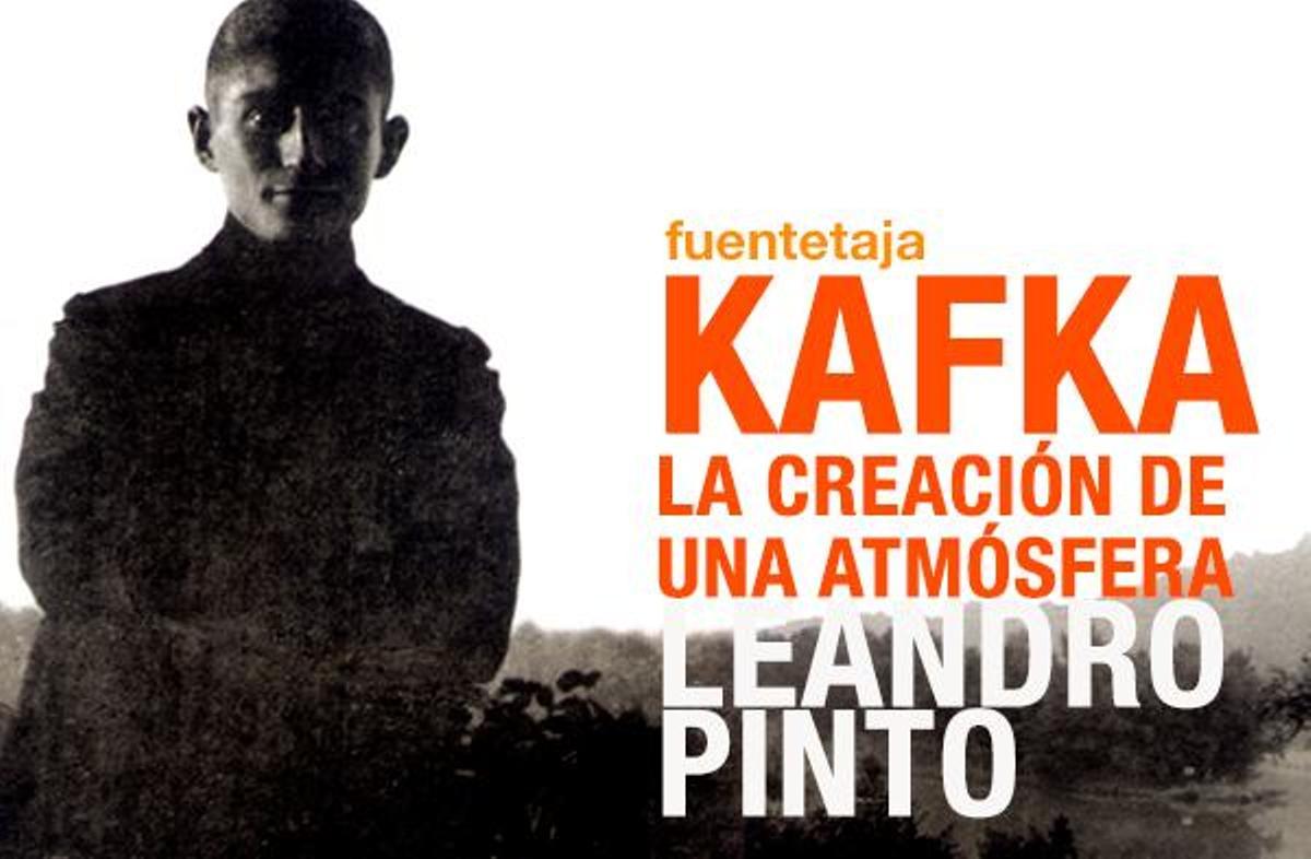 Cartel del curso de escritura de atmósfera kafkiana impartido por Leandro Pinto de la mano de Fuentetaja.