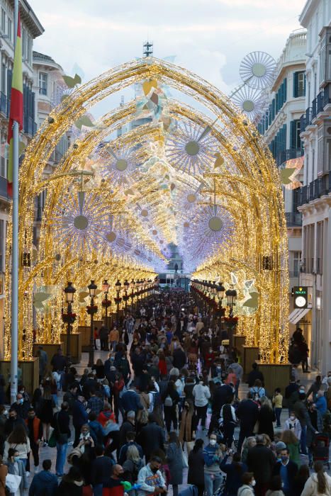 Encendido de las luces de Navidad del Centro de Málaga