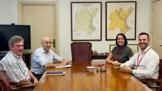 Moncada refuerza la colaboración con la CHJ para mejorar la prevención de inundaciones