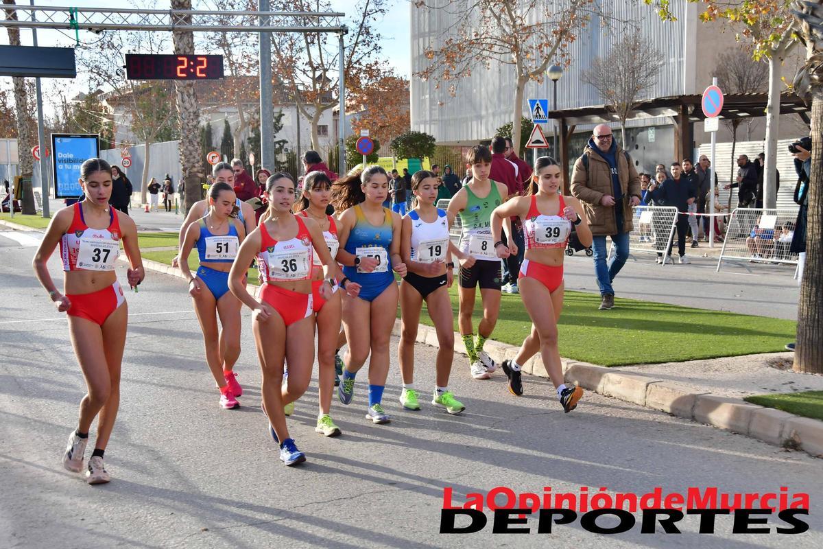 Carrera regional de marcha en Jumilla.