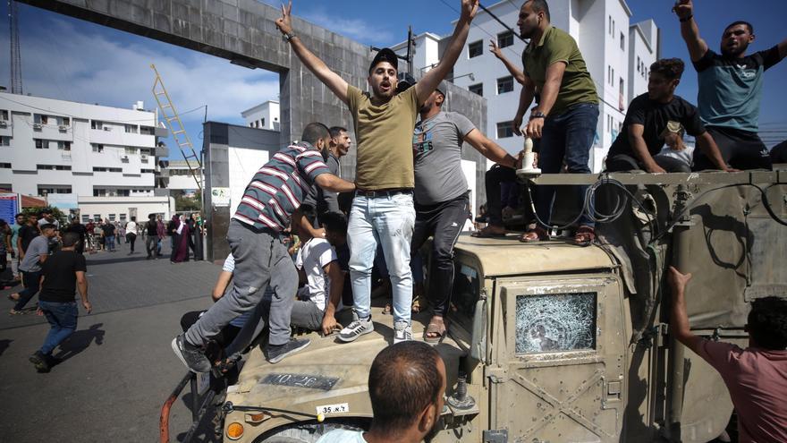Las imágenes de los ataques entre las milicias de Gaza e Israel