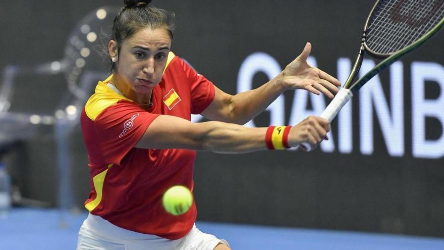 Sara Sorribes no puede igualar y España pierde 2-0 ante Canadá