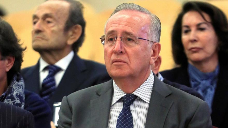 Fernández de Sousa, en la primera sesión del juicio en la Audiencia Nacional.   | // EFE