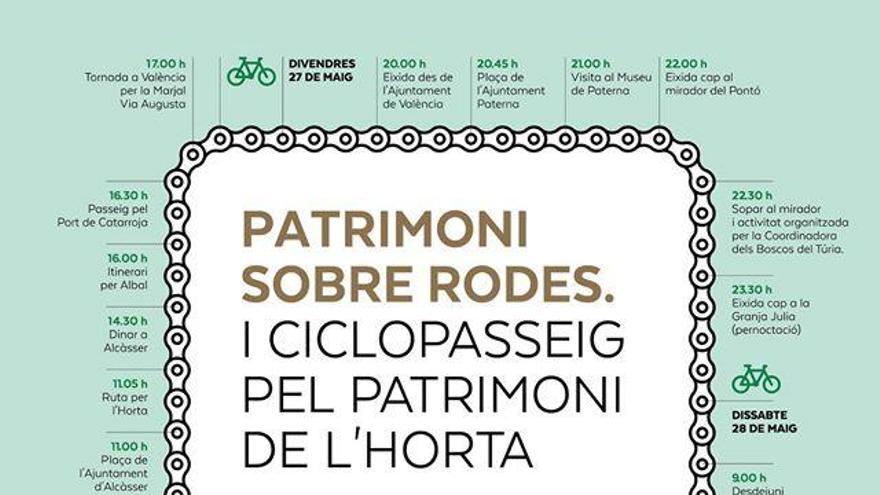 El patrimonio de l&#039;Horta, a golpe de pedal