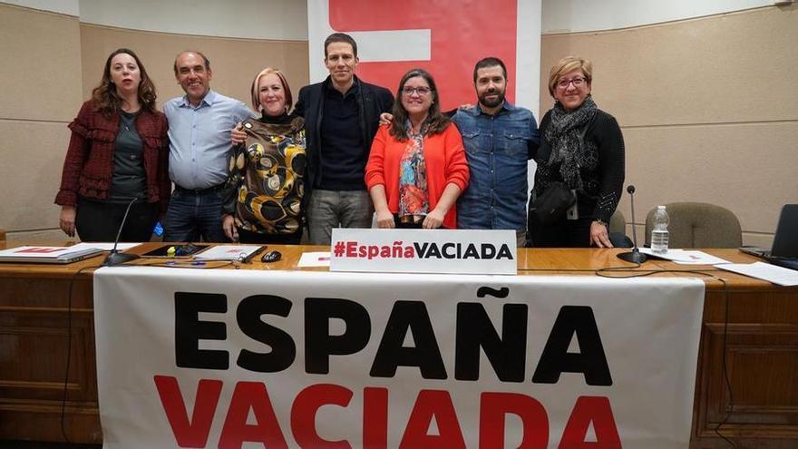 Coordinadora Ejecutiva del partido España vaciada, este sábado en Teruel.