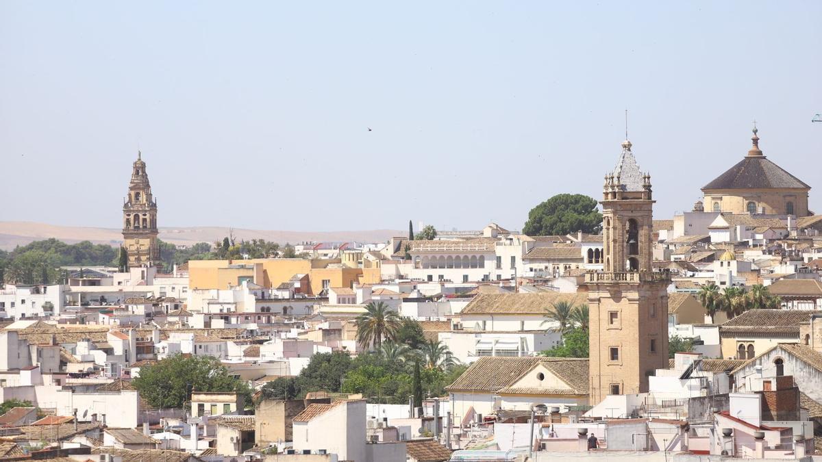 Vista de Córdoba desde la torre de la iglesia de San Lorenzo.