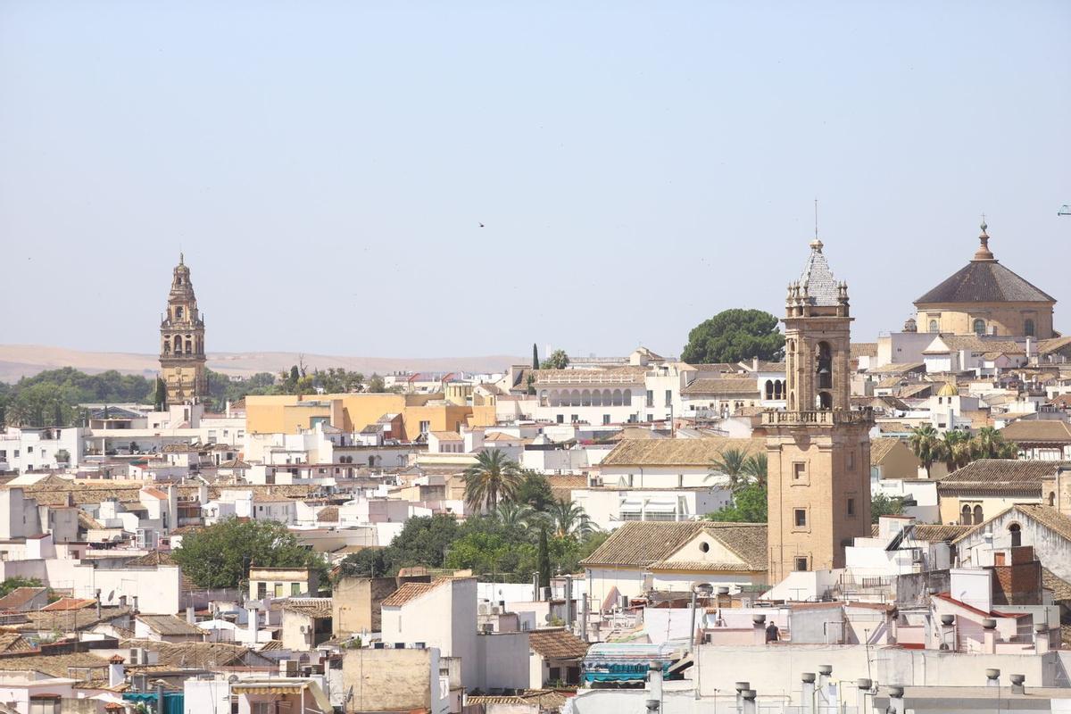 Vista de Córdoba desde la torre de la iglesia de San Lorenzo.