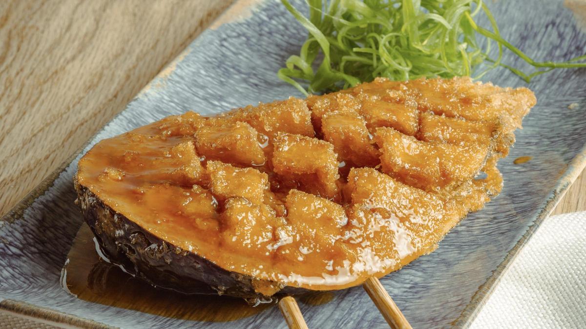 El 'nasu' de berenjena de Katsu.