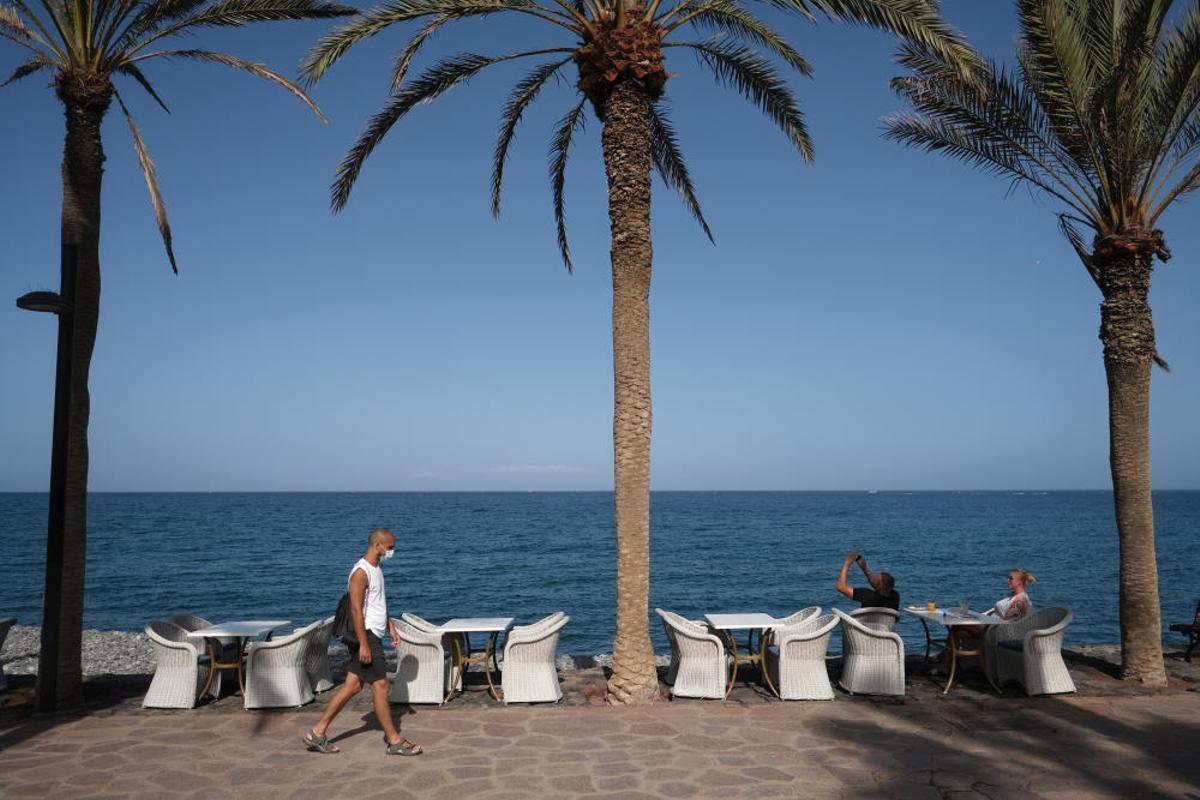 El sur de Tenerife vacío El sur de Tenerife vacío