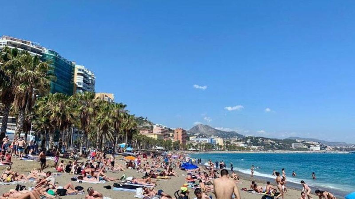 Fotografía de archivo de la playa de la Malagueta
