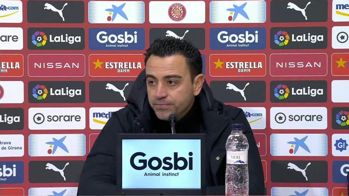 Xavi Hernández, tras la victoria ante el Girona: Hay que valorar de donde veníamos