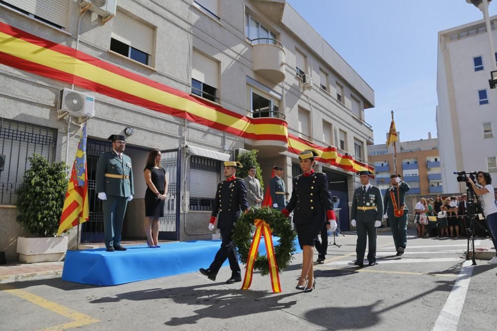 Misa y acto castrense en el cuertel de la Compañía de la Guardia Civil de Torrevieja y la Vega Baja el día de la Virgen del Pilar